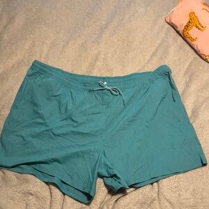 Athleta Aqua/Teal Drawstring Marin Board Shorts NWT